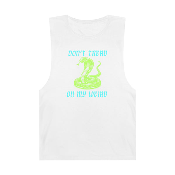 Unisex Snake Print Tank - "Don't Tread on My Weird" - Casual Summer Wear