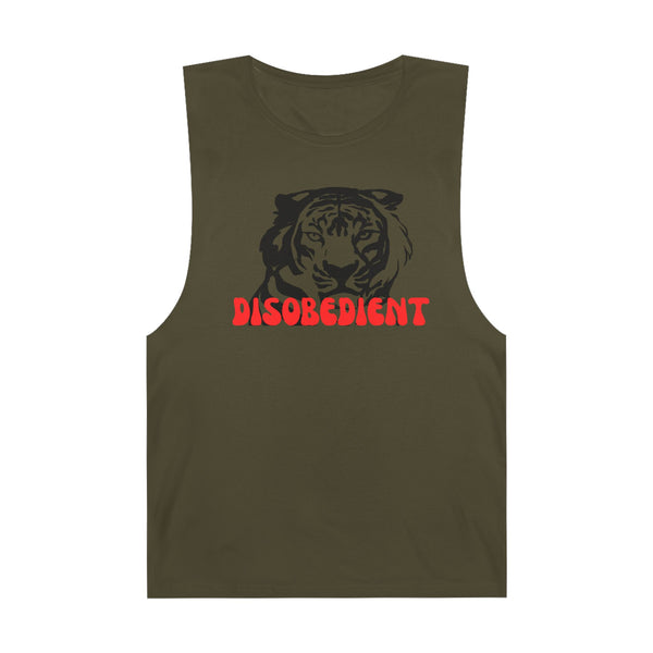 Unisex Disobedient Tiger Tank Top - Bold Graphic Sleeveless Tee for Casual Style