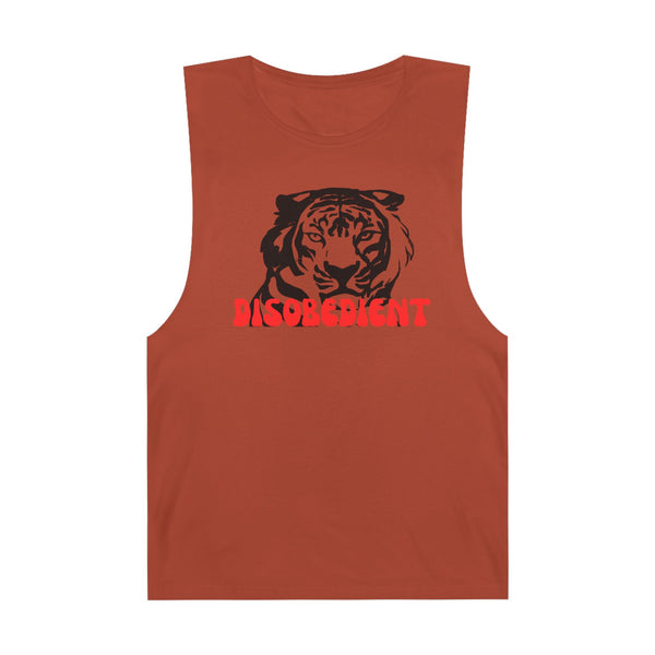 Unisex Disobedient Tiger Tank Top - Bold Graphic Sleeveless Tee for Casual Style