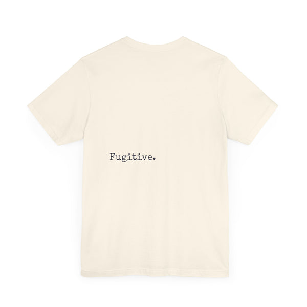 Dark Navy Blue Fugitive Tiger Graphic Tee - Unisex Jersey Short Sleeve Shirt