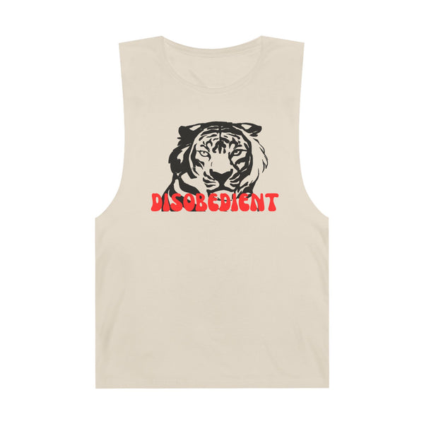 Unisex Disobedient Tiger Tank Top - Bold Graphic Sleeveless Tee for Casual Style