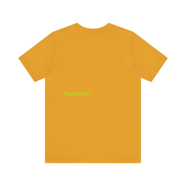 Fugitive Neon Lime Skull Tee - Unisex Jersey Short Sleeve T-Shirt