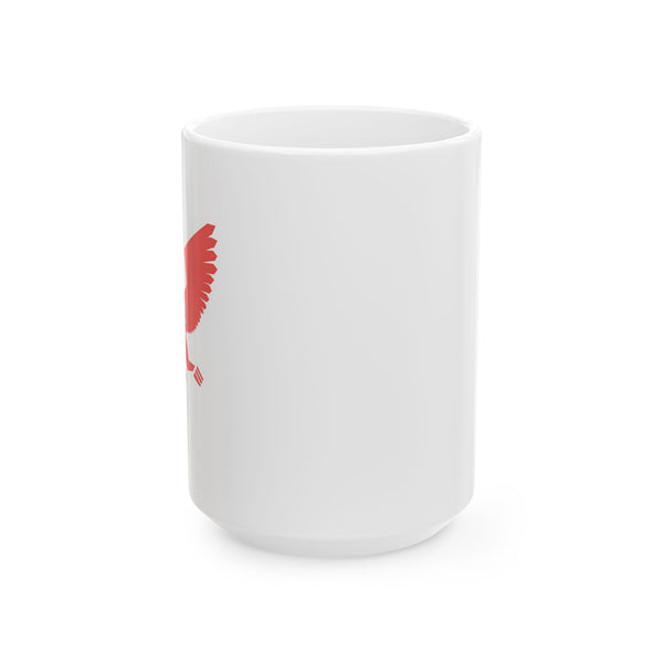 Stylish Red Bird Ceramic Mug - 11oz & 15oz