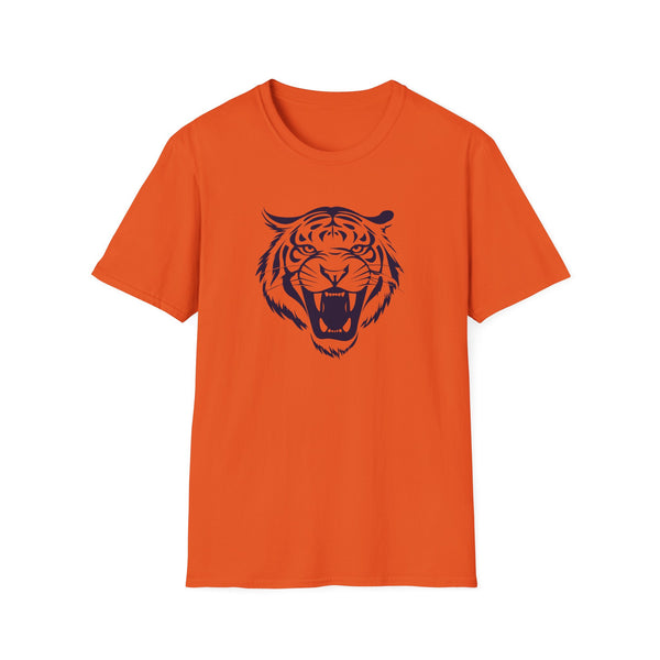 Unisex Navy Blue Tiger Graphic T-Shirt