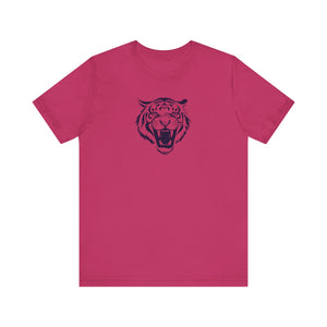 Navy Blue Tiger Spirit Unisex Tee - Fierce Tiger & Fugitive Graphic