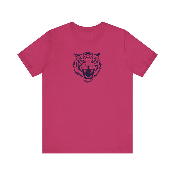 Navy Blue Tiger Spirit Unisex Tee - Fierce Tiger & Fugitive Graphic