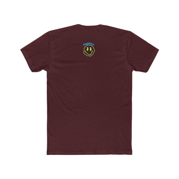 Unisex Cotton Crew Tee - 'Deprogrammed' Smiley Graphic T-Shirt