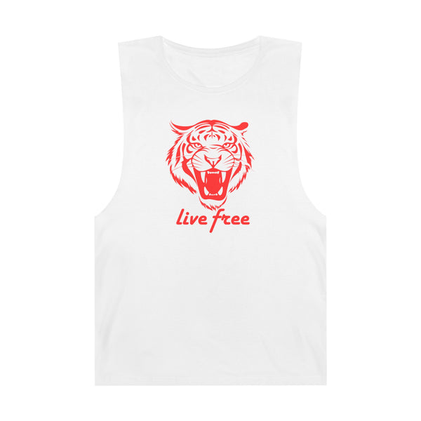 Live Free Unisex Tiger Tank Top