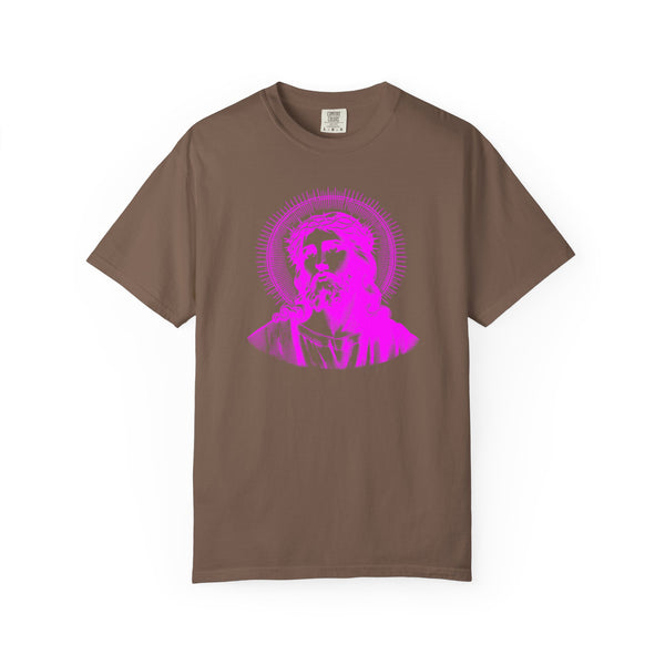 FUGITIVE TEES | SACRED NEON MAGENTA JESUS FREQUENCY TEE