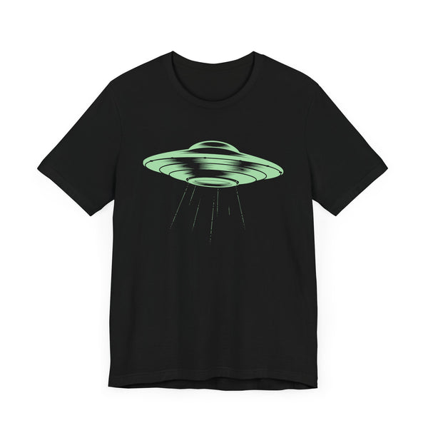 FUGITIVE TEES | CELADON GREEN SPACE SHIP SHIRT