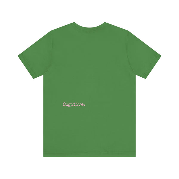 Fugitive Tees - Pink Big Foot Power Stance Front Print Graphic Tee