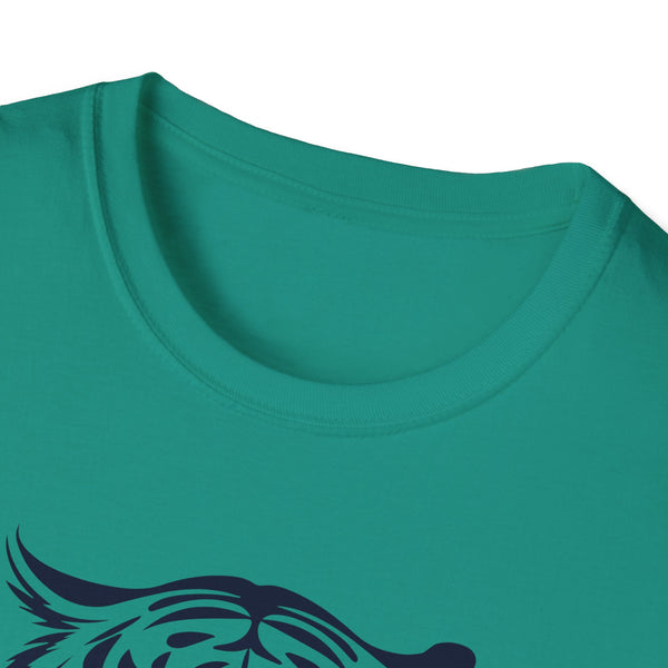 Unisex Navy Blue Tiger Graphic T-Shirt