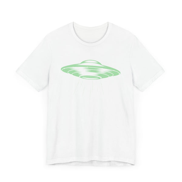 FUGITIVE TEES | CELADON GREEN SPACE SHIP SHIRT