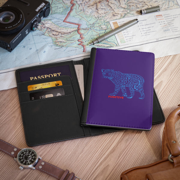 Bold Tiger Fugitive Passport Cover for Travel Enthusiasts