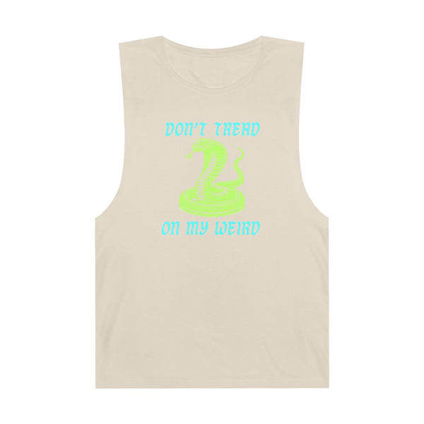 Unisex Snake Print Tank - "Don't Tread on My Weird" - Casual Summer Wear
