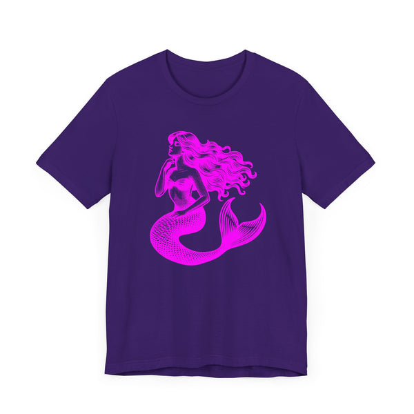 Vibrant Mermaid Graphic Tee - Unisex Jersey Short Sleeve