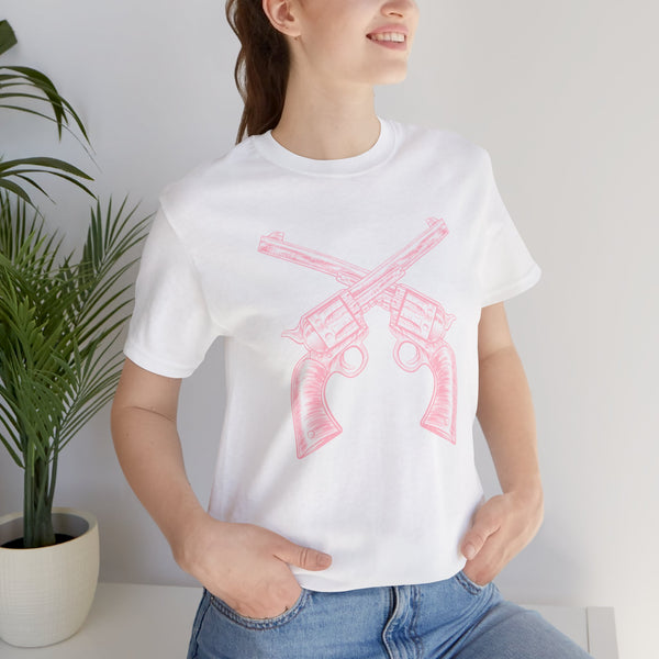 FUGITIVE TEES | COTTON CANDY HANDGUNS OUTLAW SHIRT