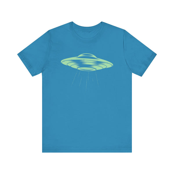 FUGITIVE TEES | CELADON GREEN SPACE SHIP SHIRT