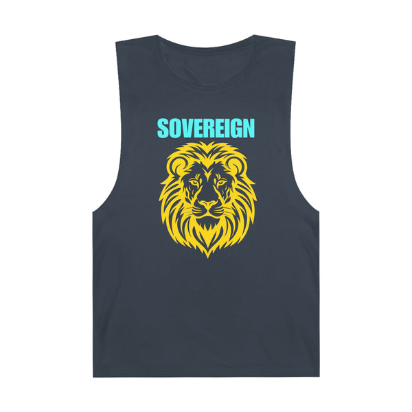 Sovereign Lion Unisex Tank Top - Bold Design for Summer Vibes