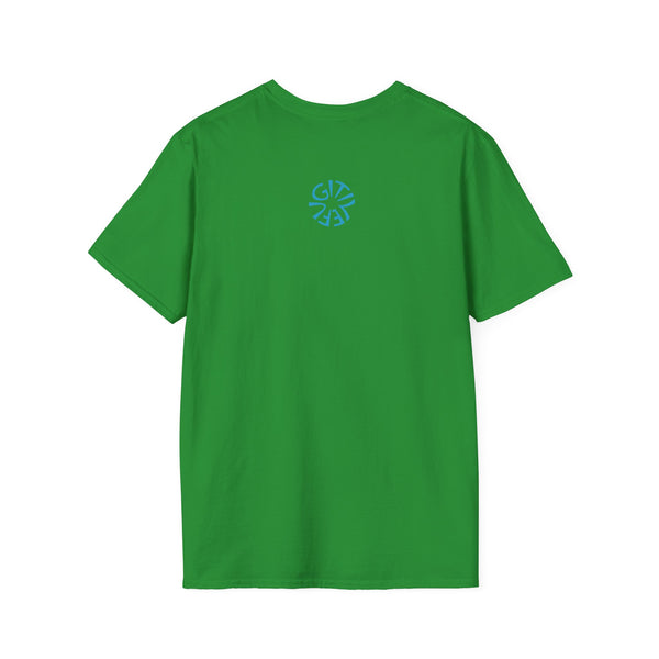 Fugitive Leopard Unisex Softstyle T-Shirt - Trendy Graphic Tee for Wildlife Lovers