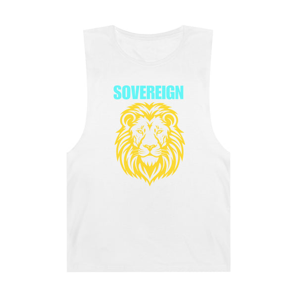 Sovereign Lion Unisex Tank Top - Bold Design for Summer Vibes