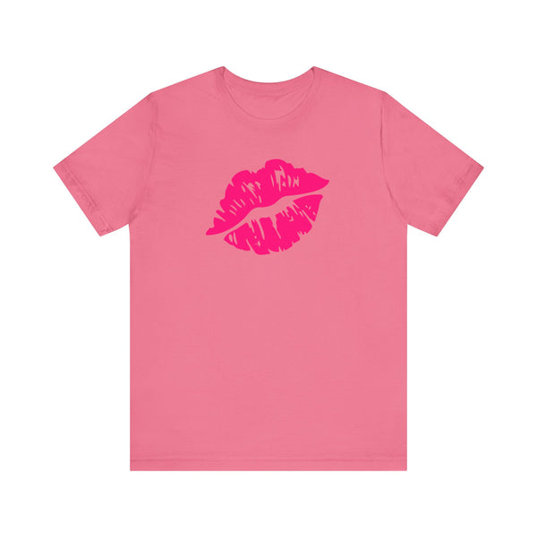 FUGITIVE TEES | NEON PINK KISS ME, DON’T MISS TEE