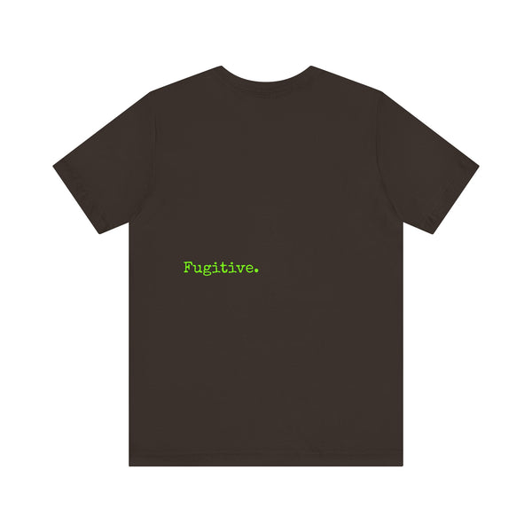 Fugitive Neon Lime Skull Tee - Unisex Jersey Short Sleeve T-Shirt