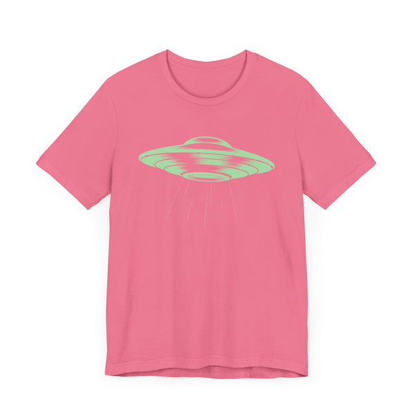 FUGITIVE TEES | CELADON GREEN SPACE SHIP SHIRT