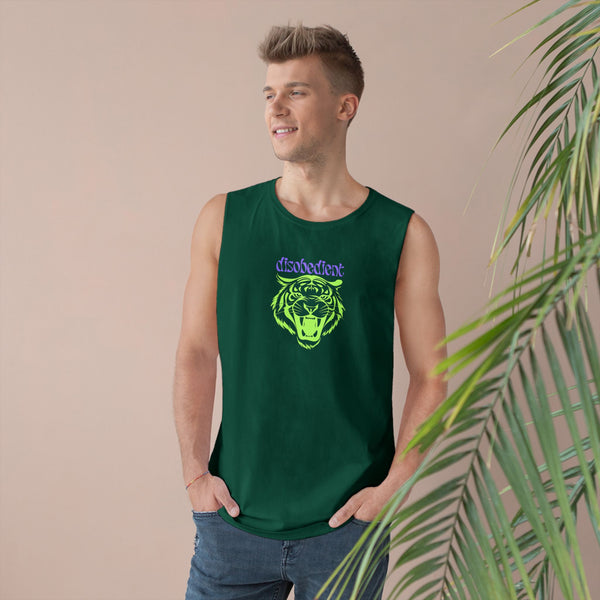 Disobedient Tiger Graphic Unisex Tank Top - Perfect for Summer Adventures
