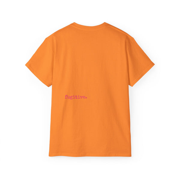 Fugitive Tees- Pink “Live Free” Jumbo Retro Roaring Tiger Head Graphic Tee