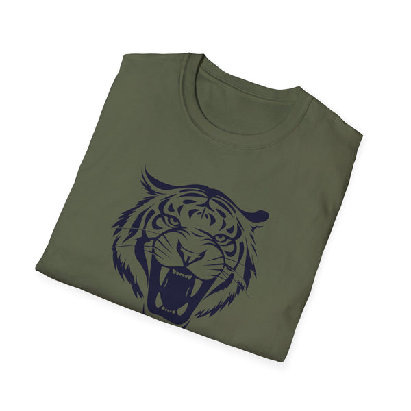 Unisex Navy Blue Tiger Graphic T-Shirt