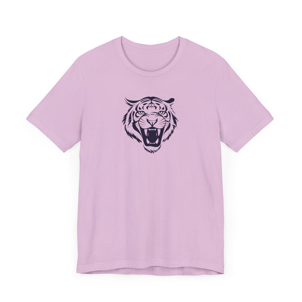 Navy Blue Tiger Spirit Unisex Tee - Fierce Tiger & Fugitive Graphic