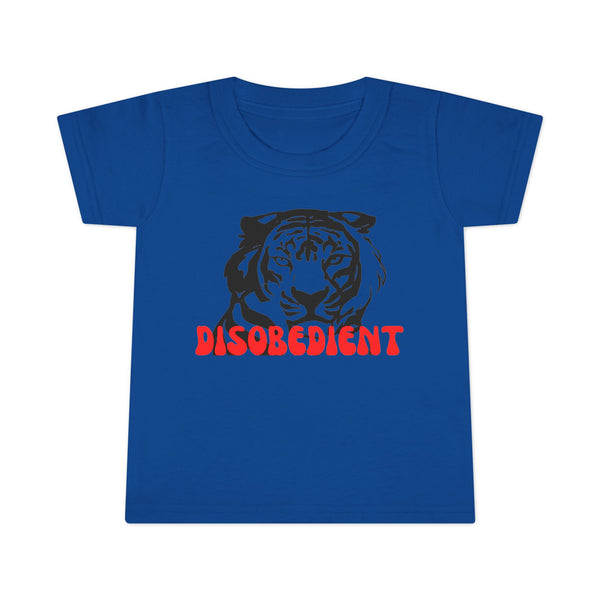 Disobedient Tiger Toddler T-Shirt - Fun and Playful Kids' Apparel