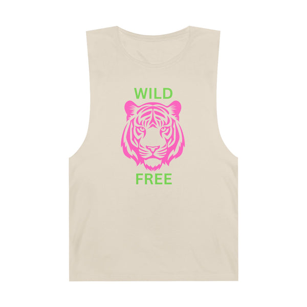 Wild & Free Unisex Tank Top - Vibrant Tiger Design