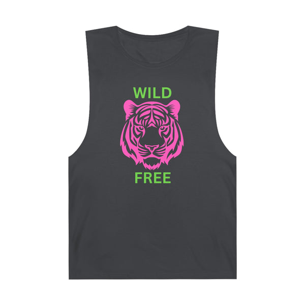 Wild & Free Unisex Tank Top - Vibrant Tiger Design