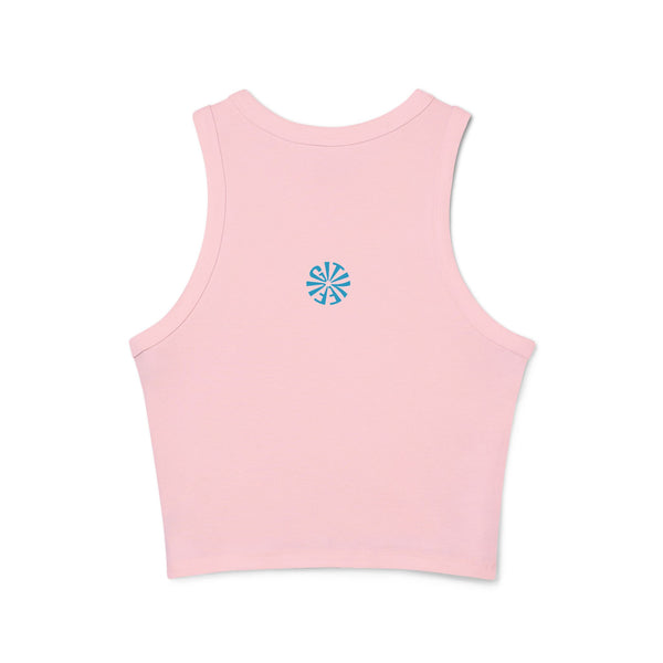 Sovereign Lion Graphic Racer Tank Top for Women