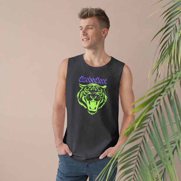 Disobedient Tiger Graphic Unisex Tank Top - Perfect for Summer Adventures