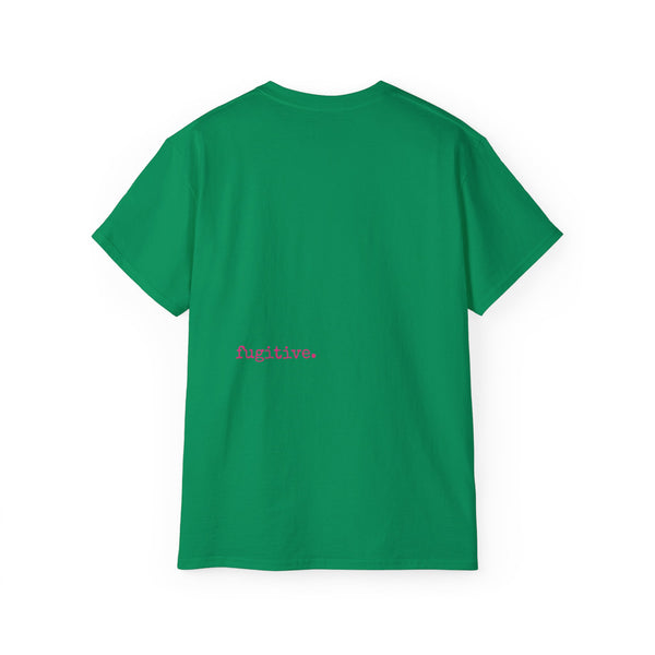 Fugitive Tees- Pink “Live Free” Jumbo Retro Roaring Tiger Head Graphic Tee