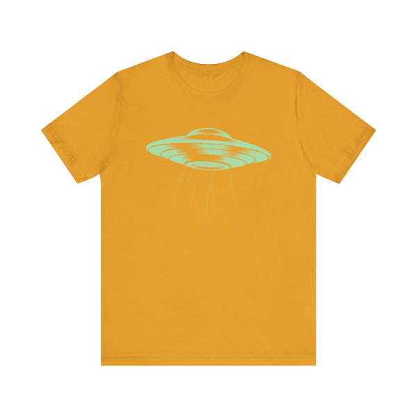 FUGITIVE TEES | CELADON GREEN SPACE SHIP SHIRT
