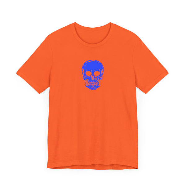 FUGITIVE TEES - NEON BLUE MINI SKULL TEE