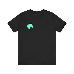 Fugitive Tees - Aqua Wild Horse Shirt