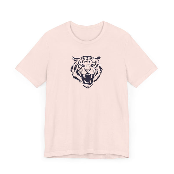Navy Blue Tiger Spirit Unisex Tee - Fierce Tiger & Fugitive Graphic