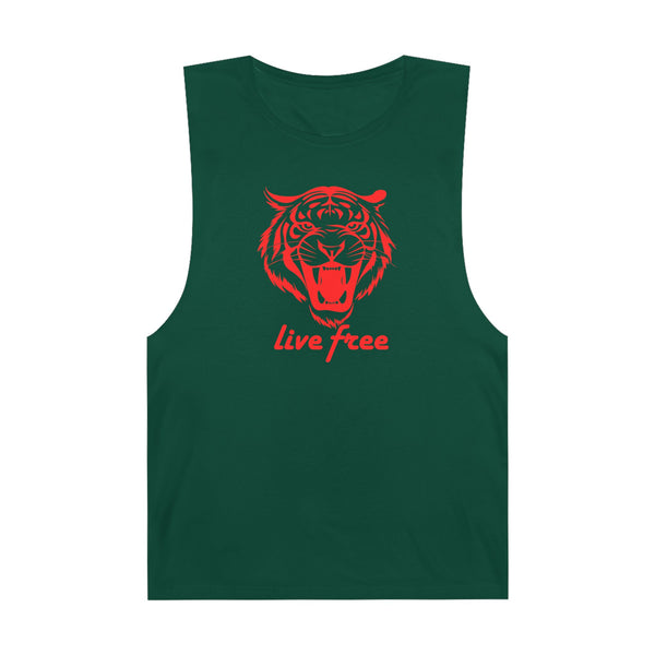 Live Free Unisex Tiger Tank Top