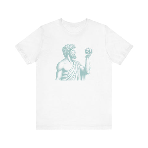 Philosopher Tee - Unisex Jersey Short Sleeve with 'Fugitive.' Back Design