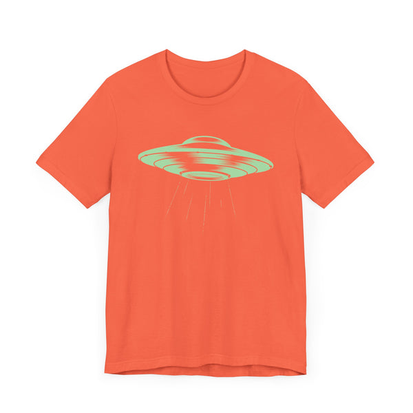 FUGITIVE TEES | CELADON GREEN SPACE SHIP SHIRT