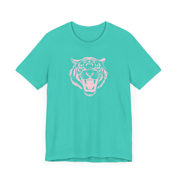 Fugitive Patel Pink Tiger Graphic Tee for Casual Style