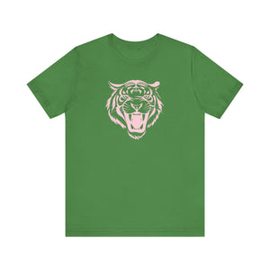 Patel Pink Fierce Tiger Graphic Tee - Unisex Jersey Short Sleeve Shirt