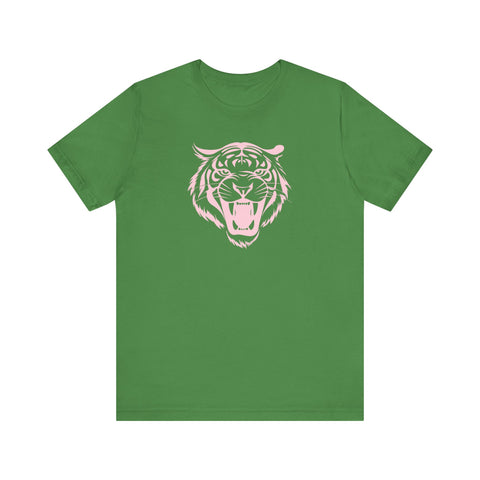 Patel Pink Fierce Tiger Graphic Tee - Unisex Jersey Short Sleeve Shirt