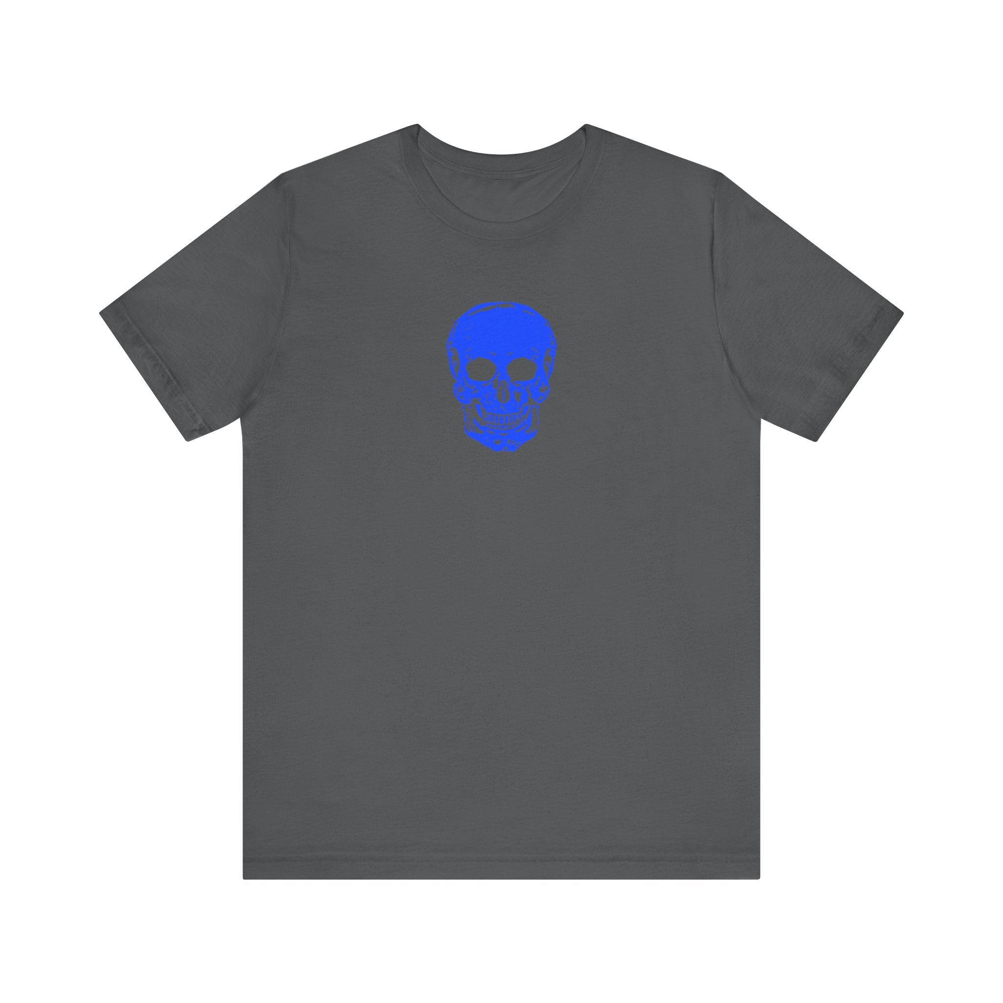 FUGITIVE TEES - NEON BLUE MINI SKULL TEE