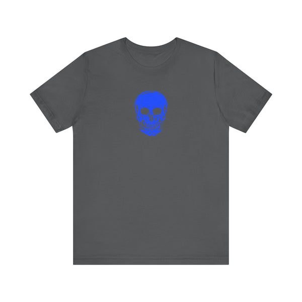 FUGITIVE TEES - NEON BLUE MINI SKULL TEE